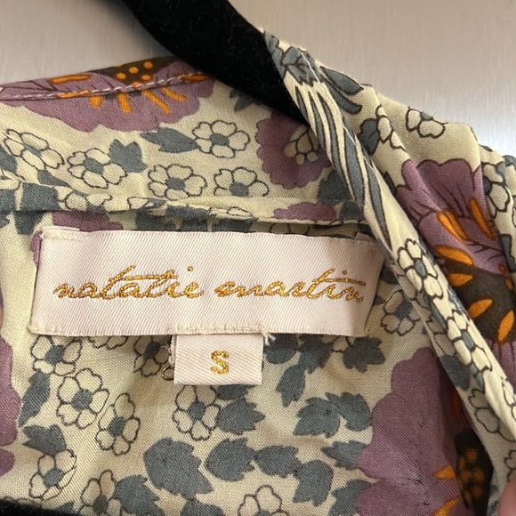 Natalie Martin Jumpsuit in Vintage Flowers Lavendar Size Small, RARE! - Picture 6 of 10